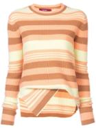 Sies Marjan Asymmetric Striped Sweater - Multicolour