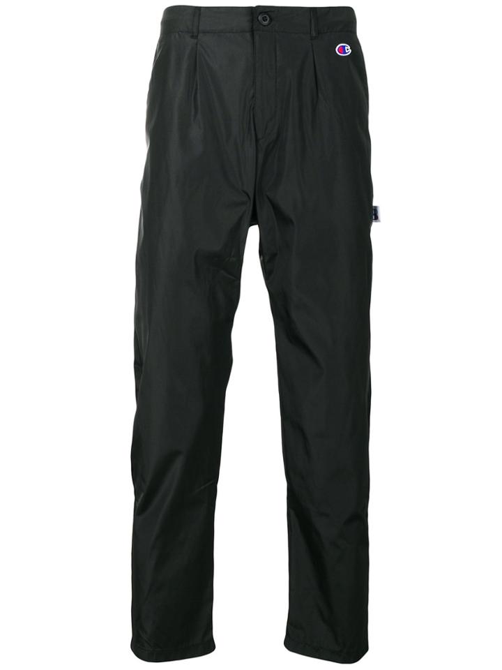 Champion Front-pleated Trousers - Black