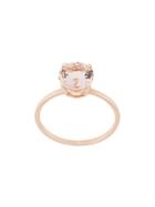 Natalie Marie 14kt Rose Gold Precious Morganite Ring - Pink