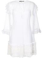 Mcq Alexander Mcqueen Lace Detail Dress - White