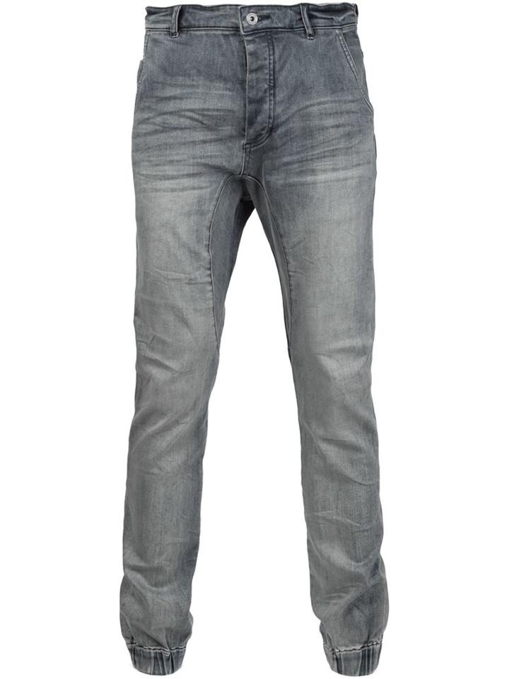 Zanerobe Gathered Ankle Jeans, Men's, Size: 30, Blue, Cotton