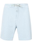 Onia - Alek 7 Striped Trunks - Men - Nylon/spandex/elastane - S, Blue, Nylon/spandex/elastane