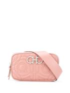 Salvatore Ferragamo Logo Stitched Belt Bag - Pink