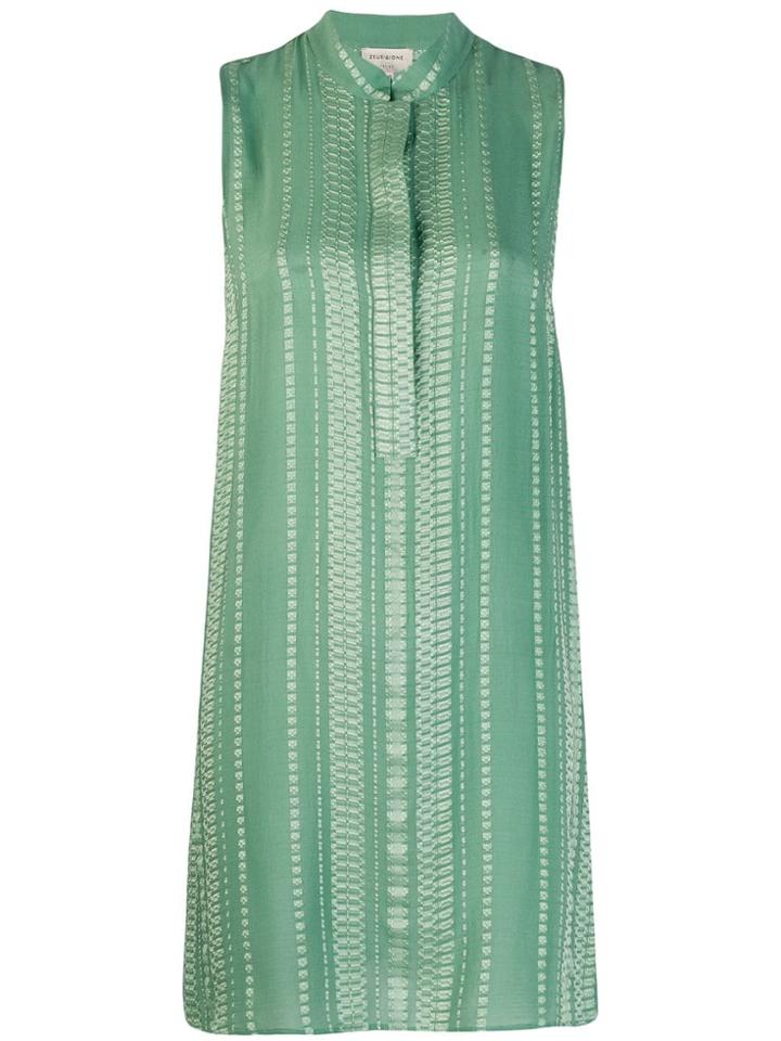 Zeus+dione Hera Embroidered Mini Dress - Green