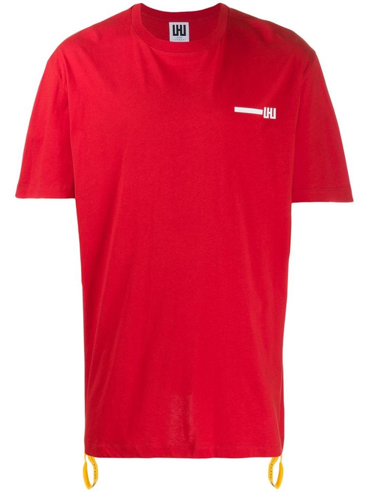 Les Hommes Urban Printed T-shirt - Red
