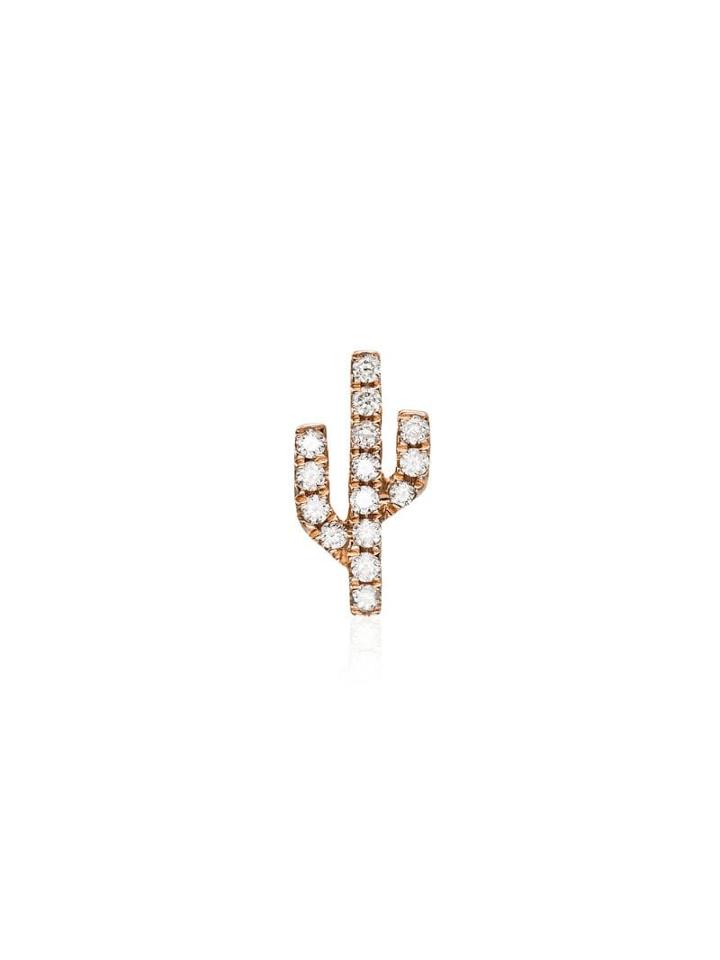 Rosa De La Cruz 18kt Rose Gold Cactus Earring