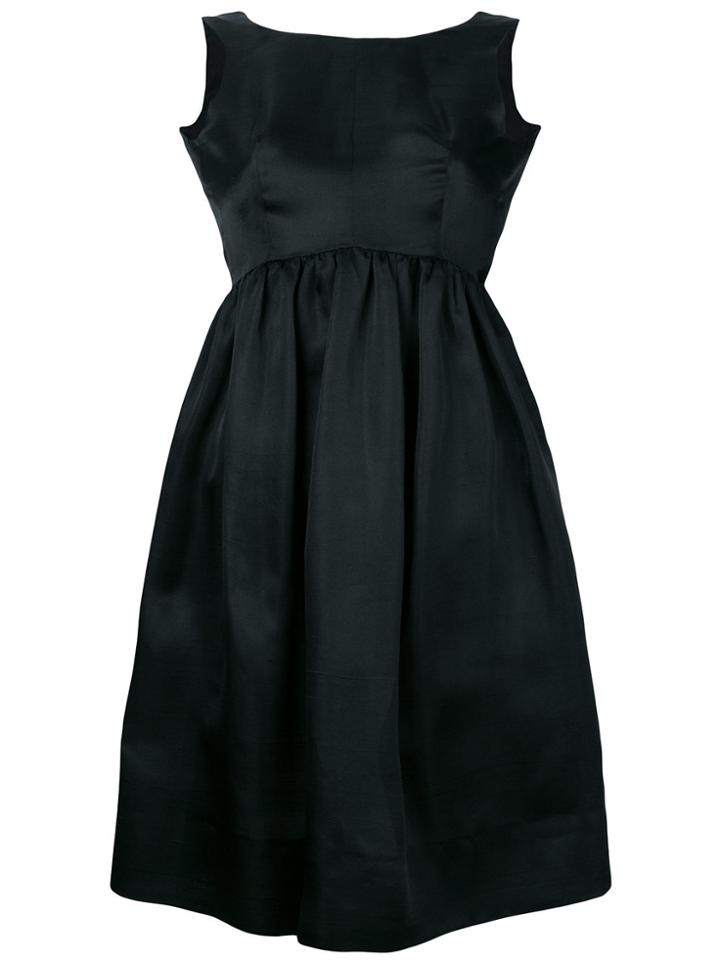 Balenciaga Vintage 1967 Empire Line Dress - Black