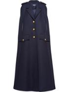 Miu Miu Military Cape - Blue