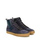 Hogan Kids Teen R141 Hi-top Sneakers - Blue