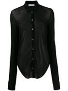 Jil Sander Sheer Slim Fit Shirt - Black