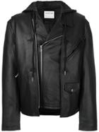 Helmut Lang Layered Biker Jacket - Black