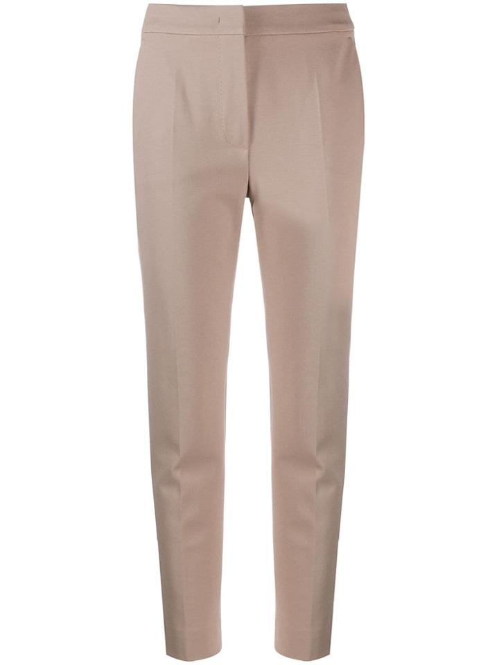 Max Mara Cropped Tapered Trousers - Neutrals