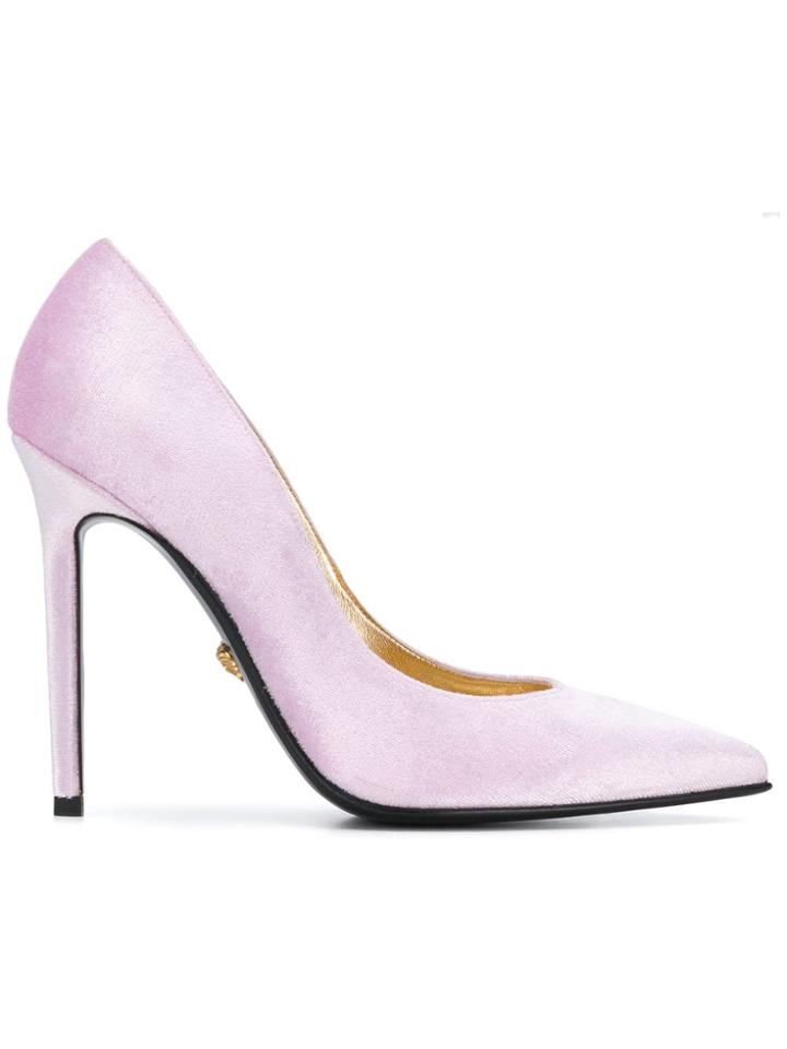 Versace Pointed Medusa Pumps - Pink