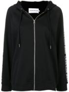 Calvin Klein Jeans Zip-through Logo Tape Hoodie - Black