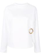 Le Ciel Bleu White Longsleeved Sweater