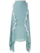 Olympiah Mix Mosaicos Ruffle Skirt - Green