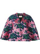 Gucci Floral Brocade Jacket - Pink