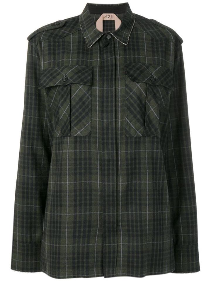 Nº21 Checked Pocket Shirt - Green