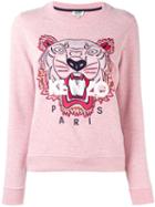 Kenzo - 'tiger' Sweatshirt - Women - Cotton - L, Pink/purple, Cotton