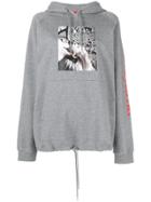 Opening Ceremony Portrait Patch Hoodie - Grey