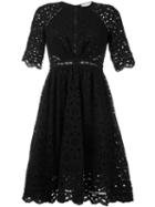Zimmermann Embroidered Dress, Women's, Size: 1, Black, Cotton