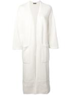 N.peal Zig Zag Patterned Cardigan - White