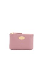 Mulberry Gold-tone Logo Plaque Purse - Pink