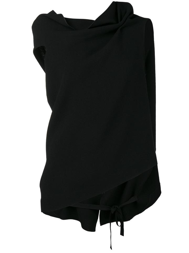 Roland Mouret Eugene Asymmetrical Top - Black