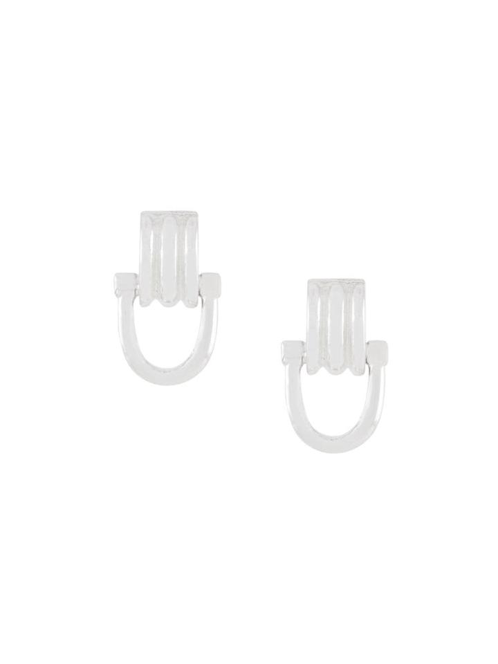 Wouters & Hendrix A Wild Original! Dangling Clasp Stud Earrings -