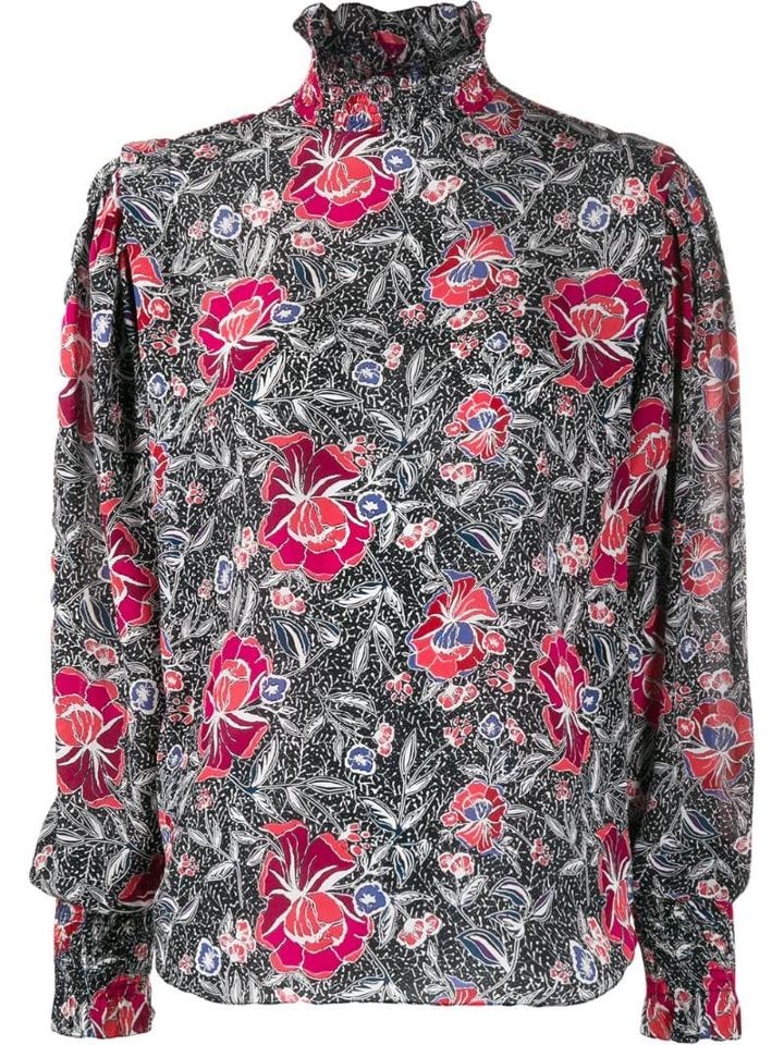 Isabel Marant Étoile Yoshi City Floral Print Shirt - Black