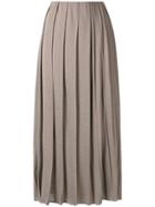 Fabiana Filippi Accordion Pleat Skirt - Nude & Neutrals