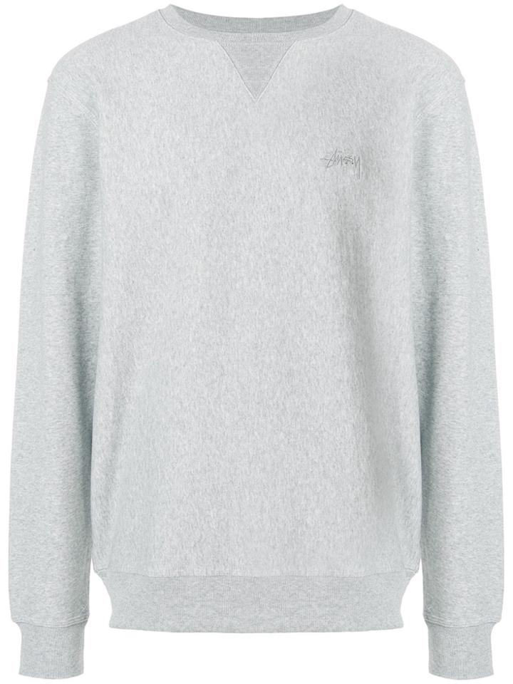 Stussy Crew Neck Sweatshirt - Grey