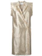 Gianluca Capannolo - Longline Waistcoat - Women - Cotton/acrylic/nylon/polyester - 38, Grey, Cotton/acrylic/nylon/polyester
