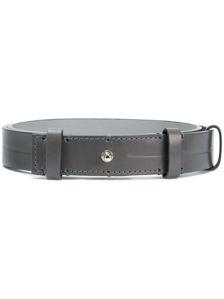 Lemaire Stud Adjustable Belt - Grey