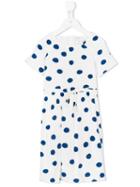 Carrèment Beau - Polka Dot Dress - Kids - Cotton/viscose - 10 Yrs, White