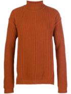 Rick Owens Fisherman Turtleneck Sweater - Yellow & Orange