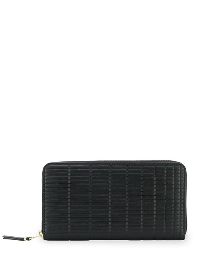 Comme Des Garçons Portafoglio Zip Around Wallet - Black