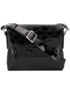 Misbhv Logo Embossed Crossbody Bag - Black