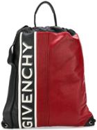 Givenchy Logo Colour-block Backpack - Black