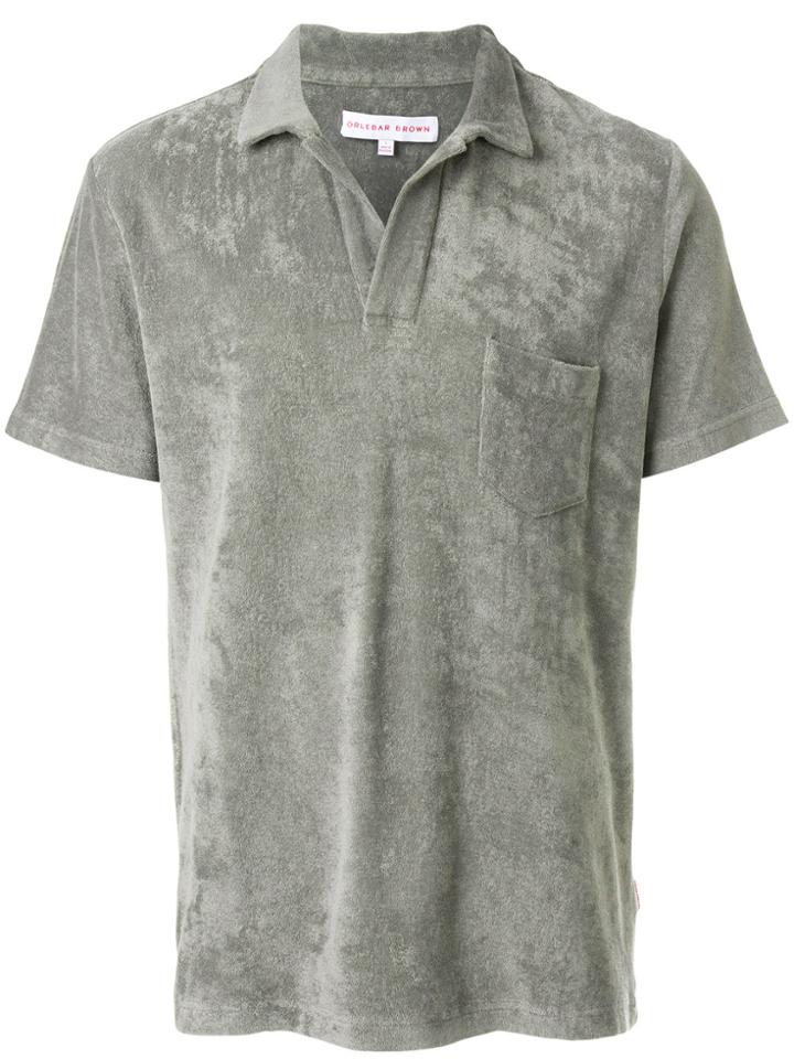 Orlebar Brown Terry Polo Shirt - Grey
