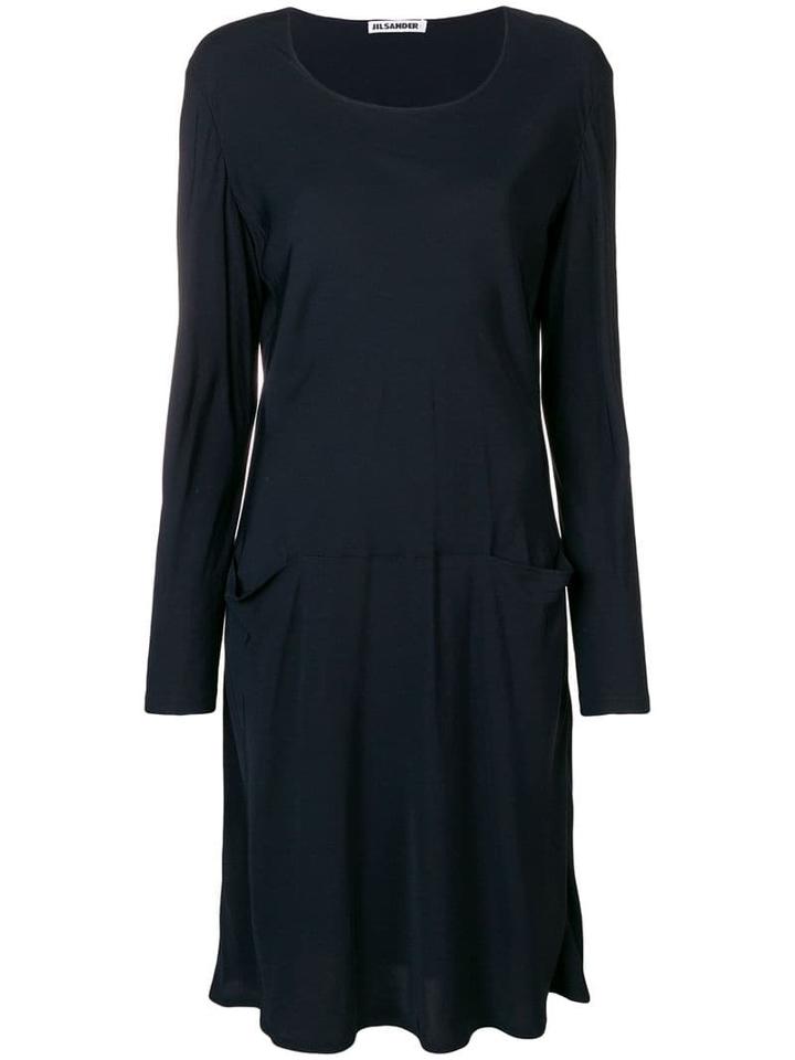 Jil Sander Pre-owned 1990's Sweater Dress - Blue