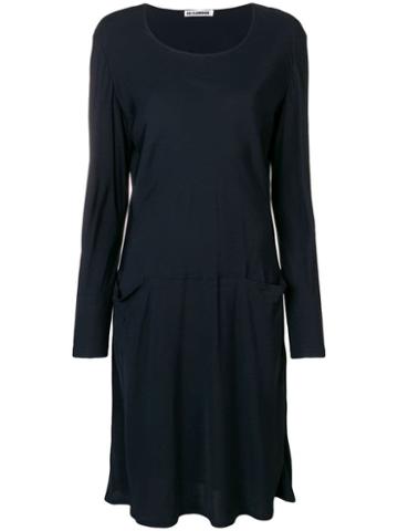 Jil Sander Pre-owned 1990's Sweater Dress - Blue