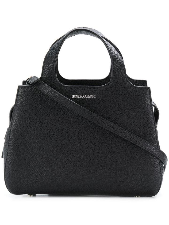 Giorgio Armani Small Tote - 80001 Black
