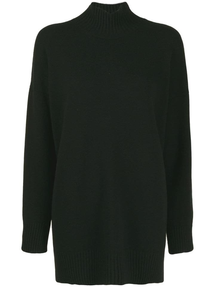 Pringle Of Scotland Roll Neck Cozy Jumper - Black