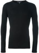 John Varvatos Longsleeved Ribbed T-shirt