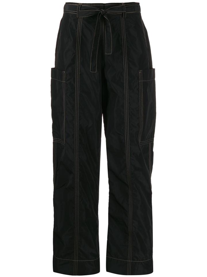 Ganni Paperbag Trousers - Black