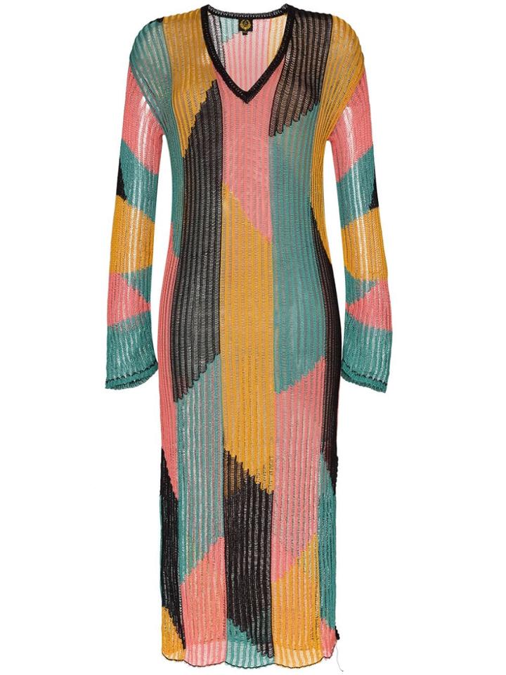 A Peace Treaty Serreno Cotton Kaftan Dress - Black