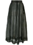 Uma Wang Elasticated Sheer Dress - Grey