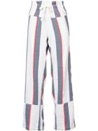 Lemlem Striped Straight Trousers - Grey