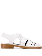 Sonia Rykiel Cutout Derby Shoes - White
